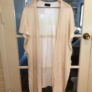 Eskandar open-front textured sweater